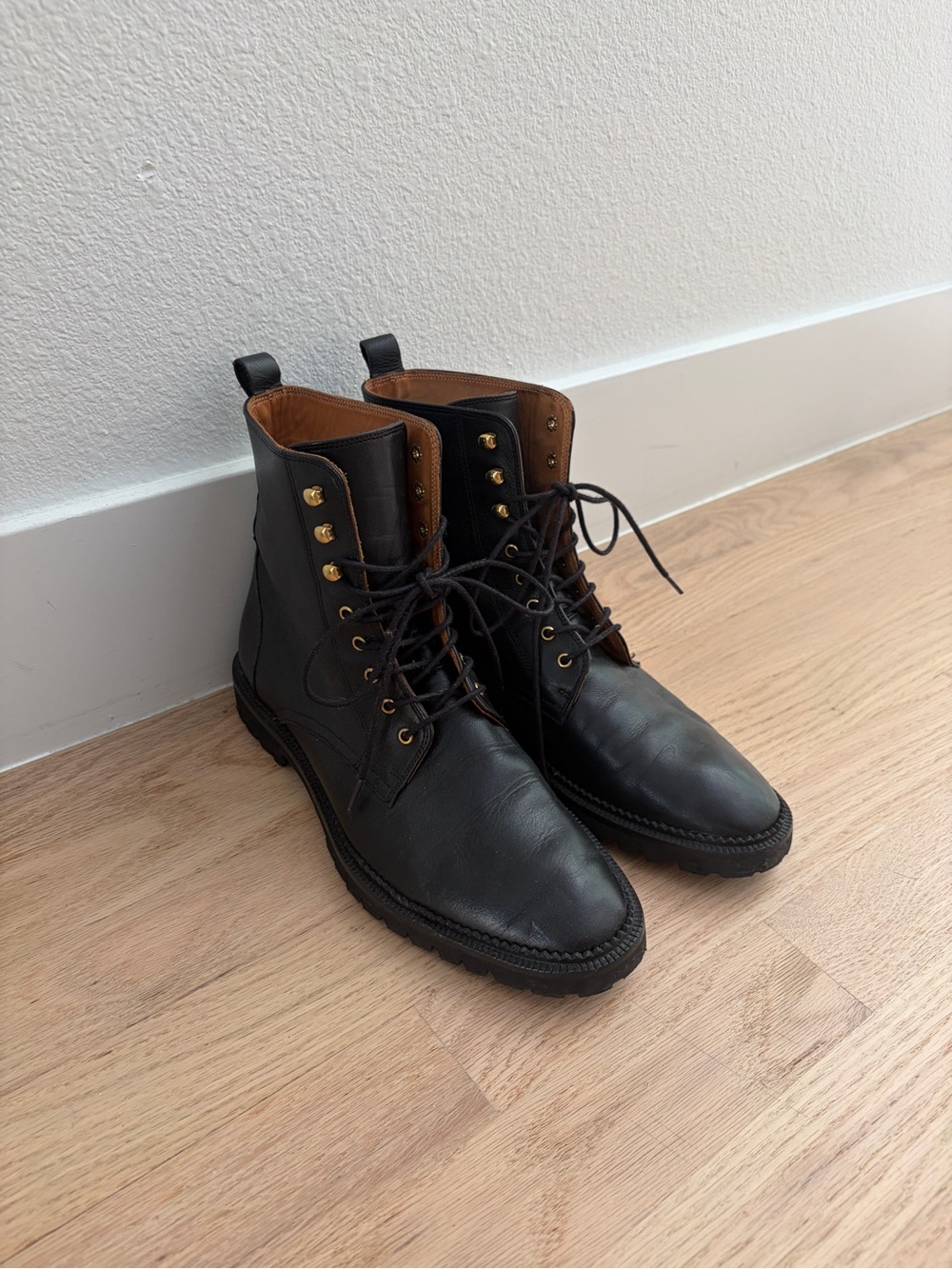 & Other Stories Black Leather Boots